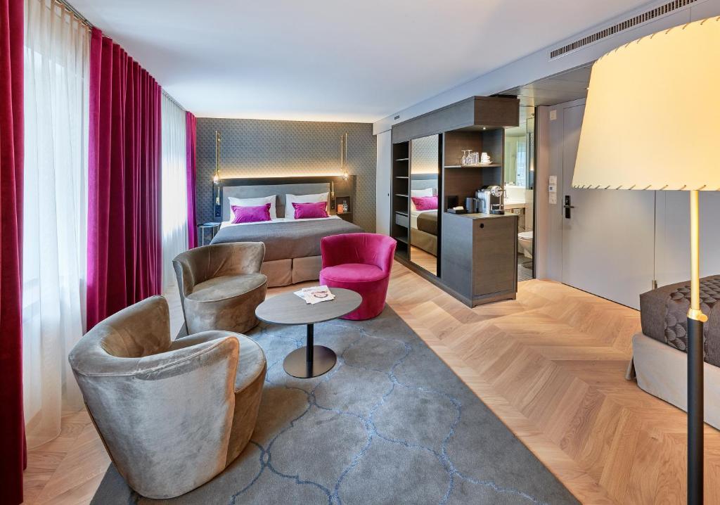 Posezení v ubytování Boutique Hotel Seefeld
