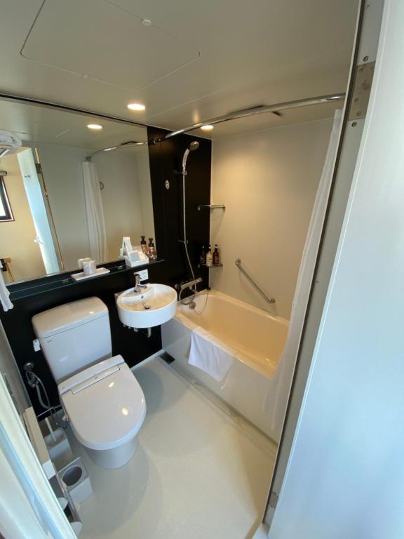 Koupelna v ubytování HOTEL SOSHA