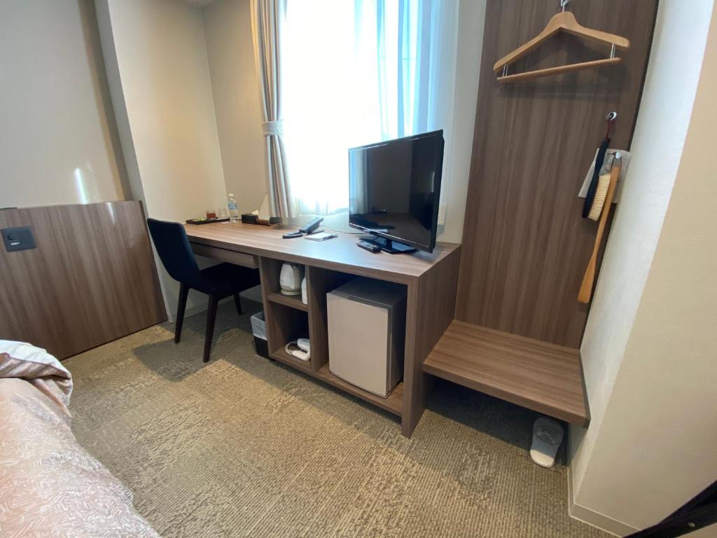 TV a/nebo společenská místnost v ubytování HOTEL SOSHA