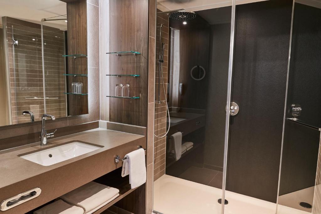 Koupelna v ubytování Steigenberger Hotel de Saxe