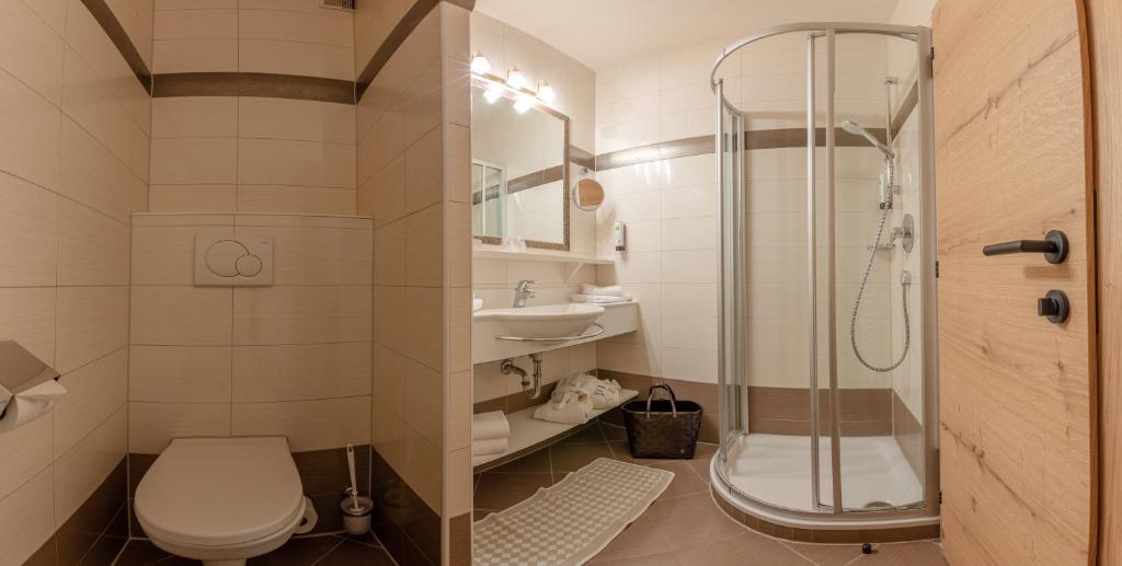 Koupelna v ubytování Hotel St. Georg