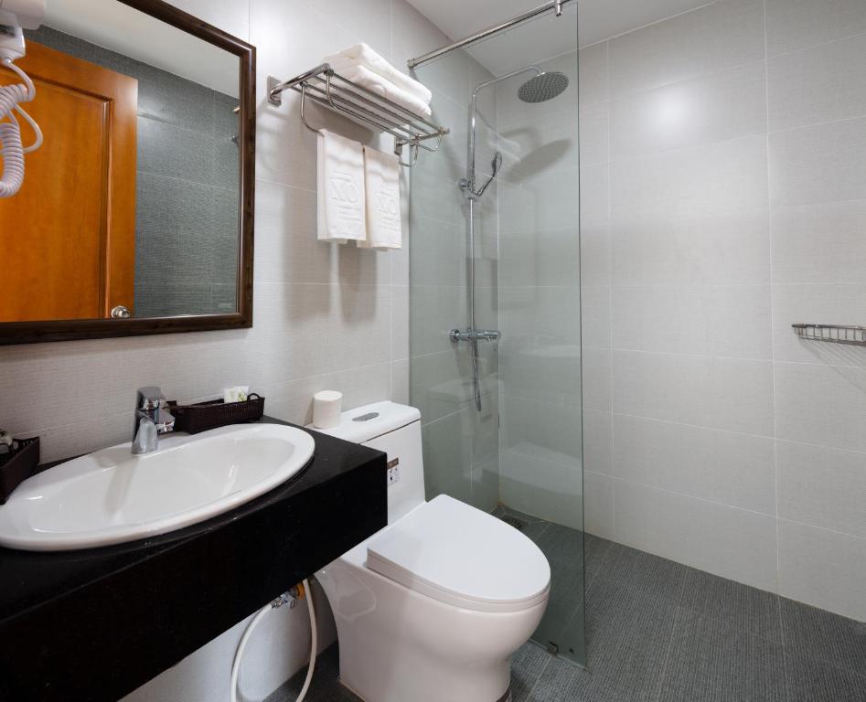 Phòng tắm tại XO Hotel & Apartments