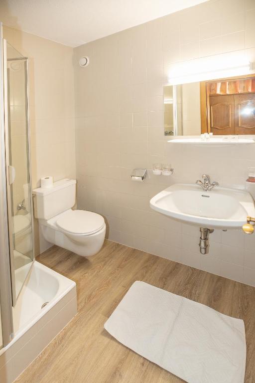 Koupelna v ubytování Hotel Untermetzger