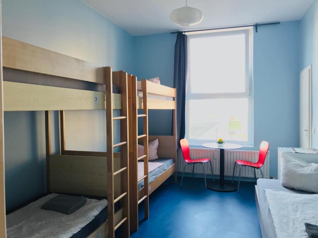 Postel nebo postele na pokoji v ubytování Hostel Inn-Berlin
