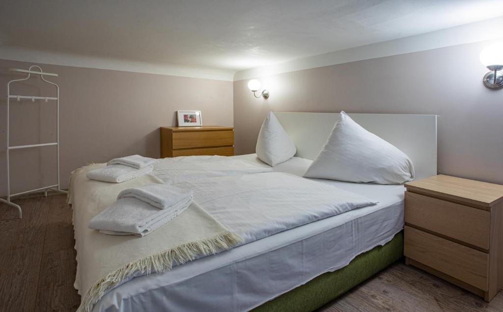 Postel nebo postele na pokoji v ubytování Michalska Apartment