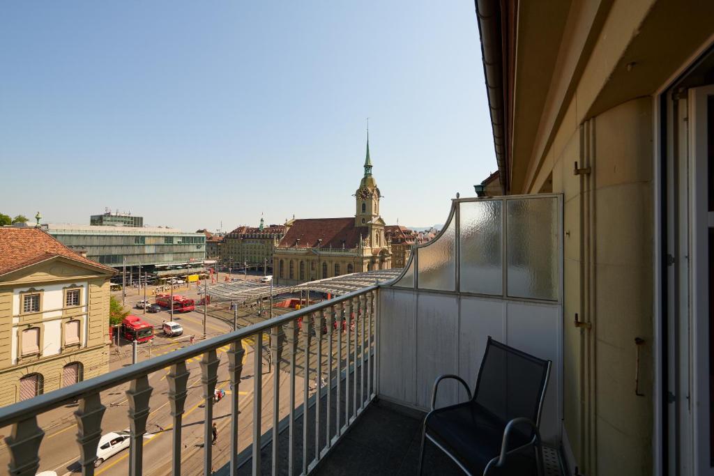 Balkón nebo terasa v ubytování Hotel City am Bahnhof