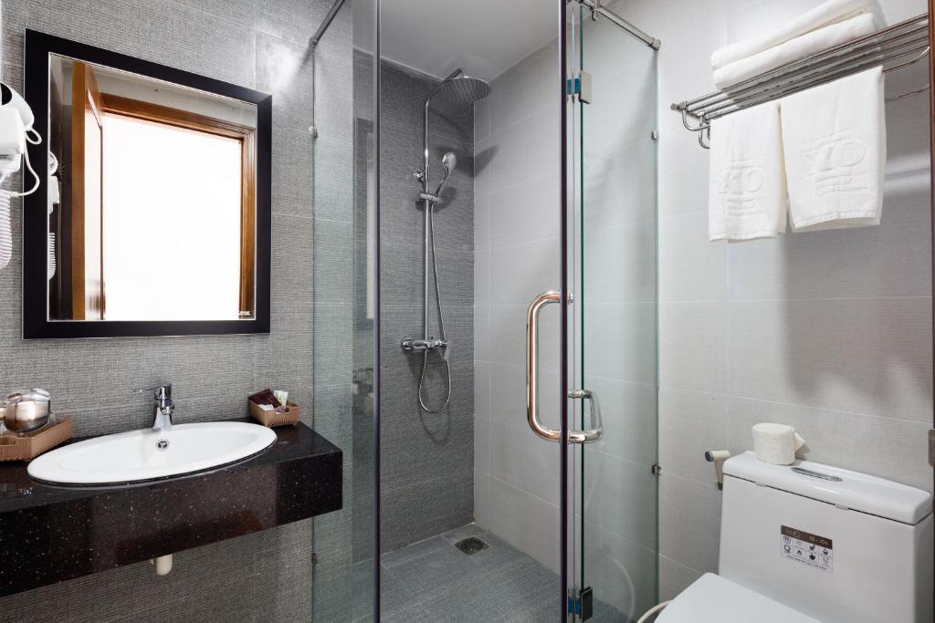 Phòng tắm tại XO Hotel & Apartments