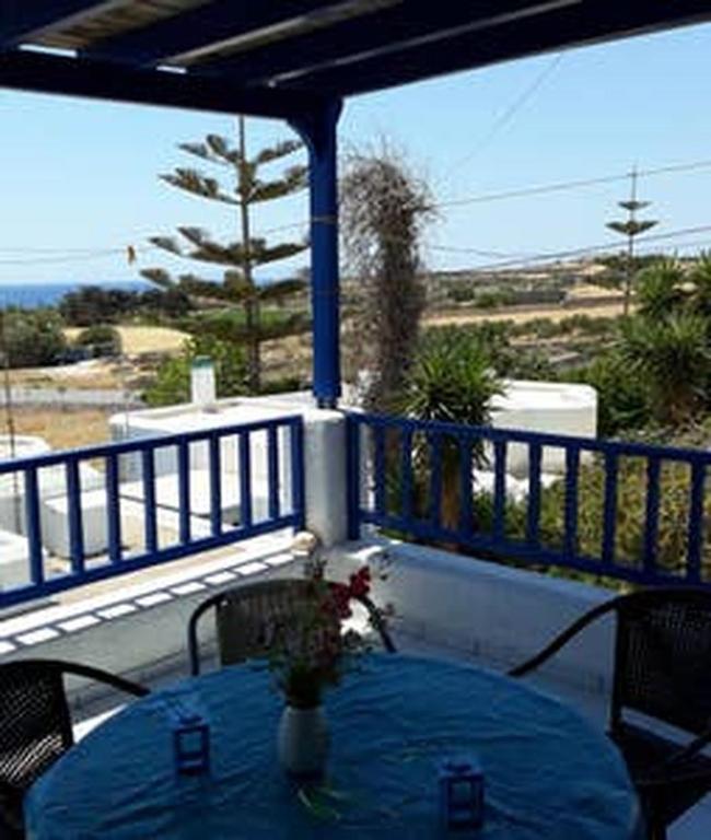 Balkón nebo terasa v ubytování Village house in Paros