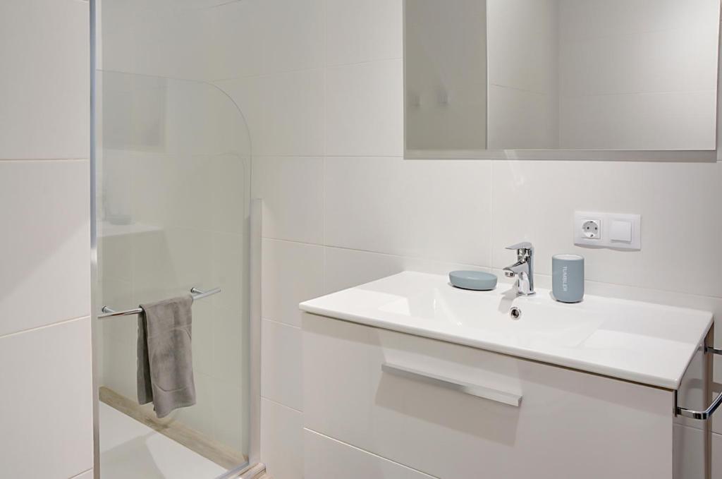 Kúpeľňa v ubytovaní Apartamento Murillo