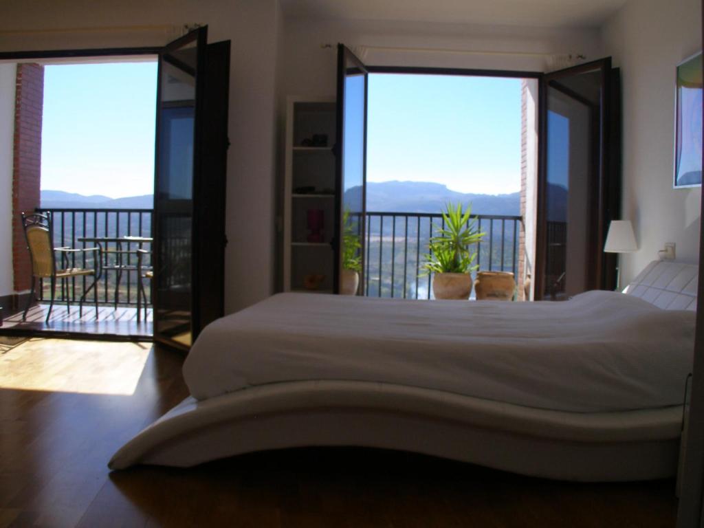 Posteľ alebo postele v izbe v ubytovaní Vistas de Ronda