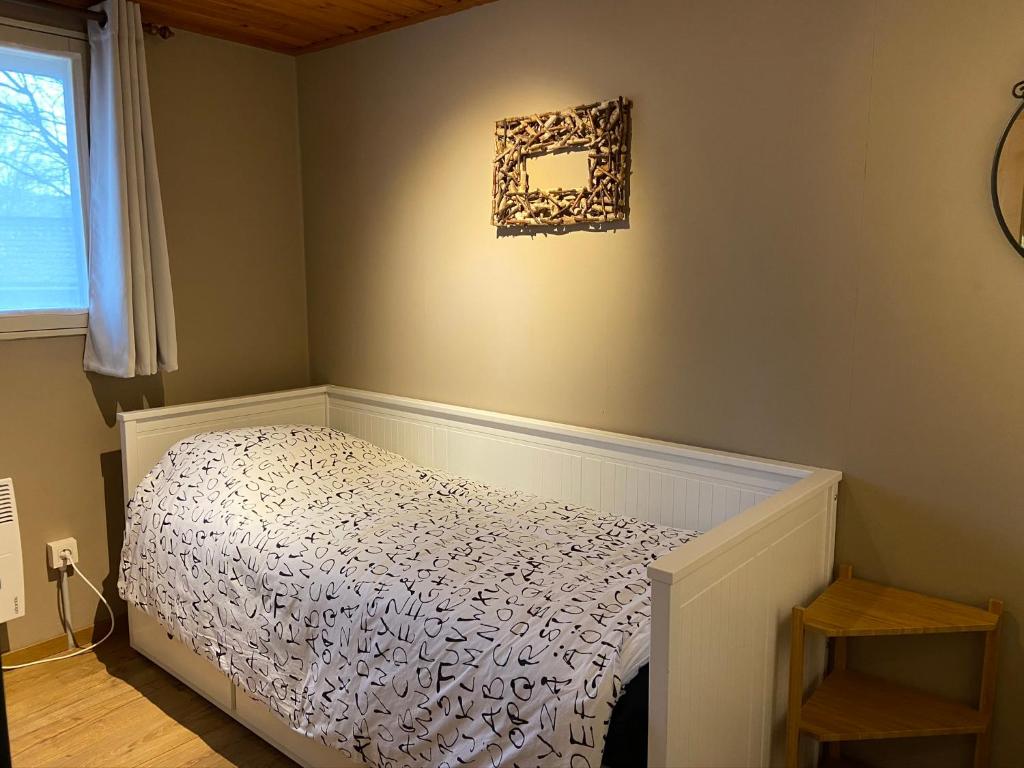 Postel nebo postele na pokoji v ubytování Chalet234 in La Boverie