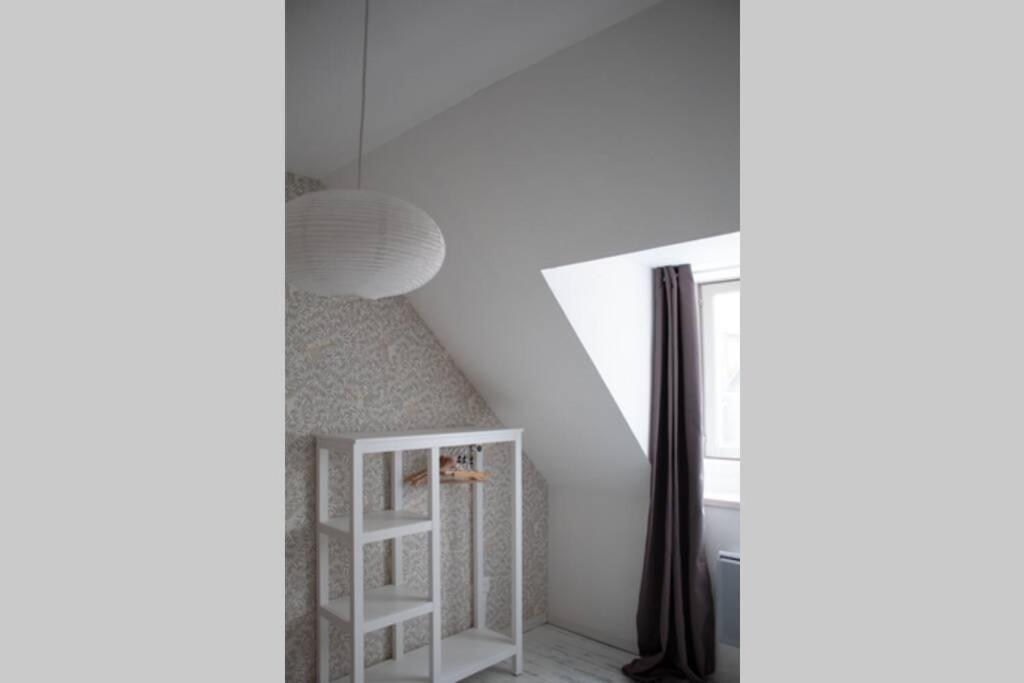 Postel nebo postele na pokoji v ubytování Gîte de la Belle Roze