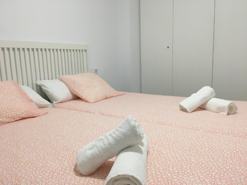 Posteľ alebo postele v izbe v ubytovaní Alameda apodaca
