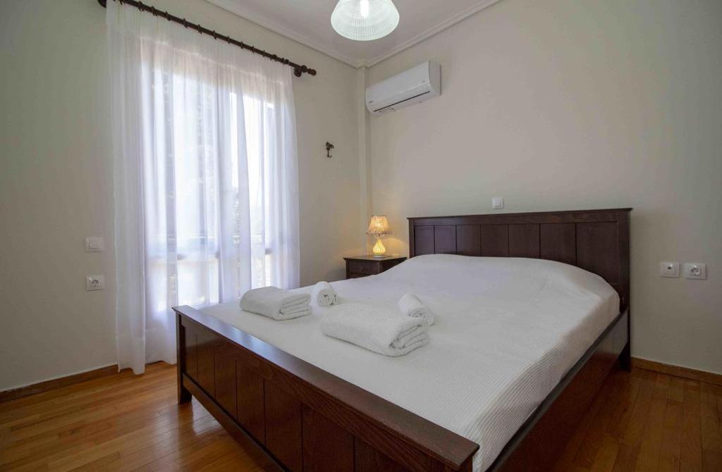 Postel nebo postele na pokoji v ubytování manousi 2 - First floor