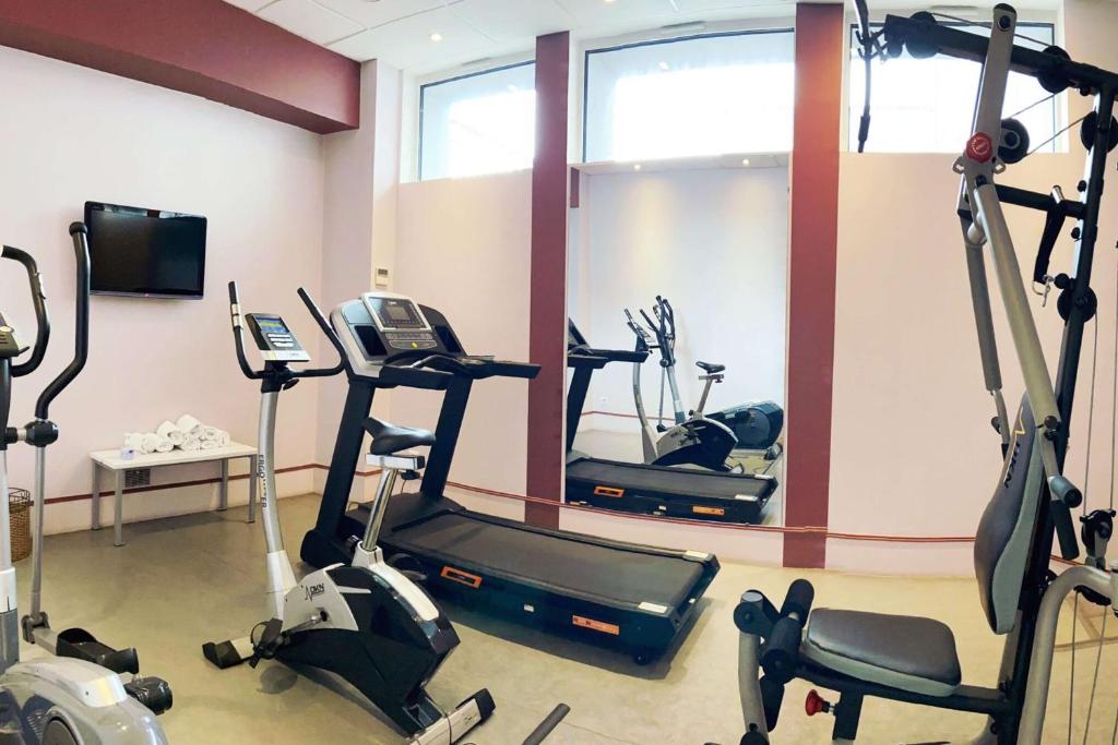 Fitness centrum a/nebo fitness zařízení v ubytování Best Western Plus Richelieu
