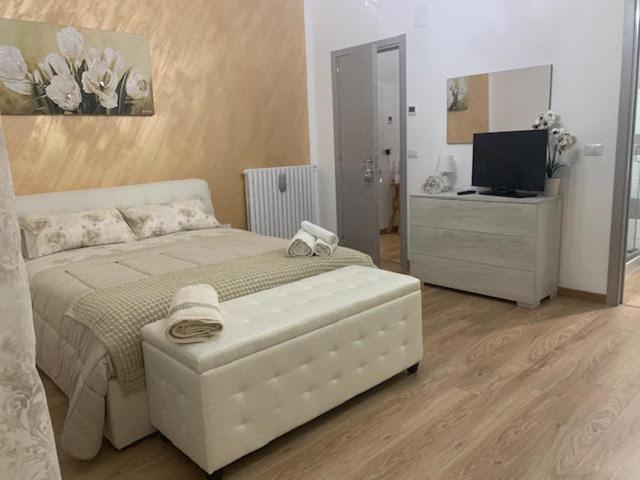 Letto o letti in una camera di B&B zio Domenico