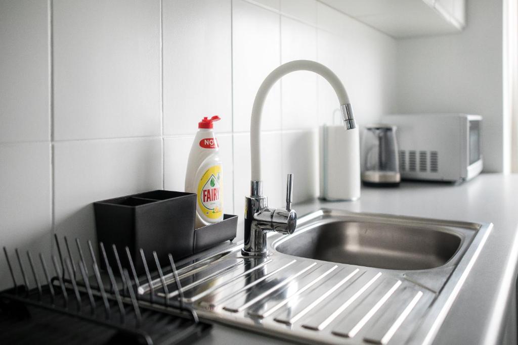 Kuchyňa alebo kuchynka v ubytovaní Apartament Nadbystrzycka no.14