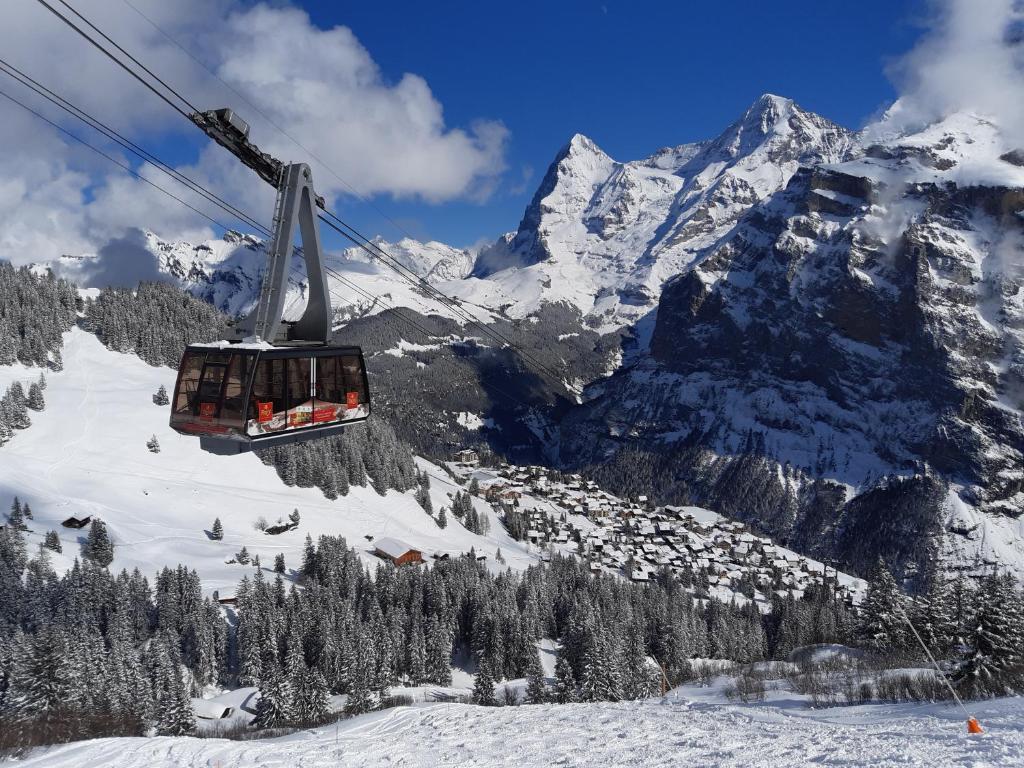 Chalet Bim Chilchli durante o inverno