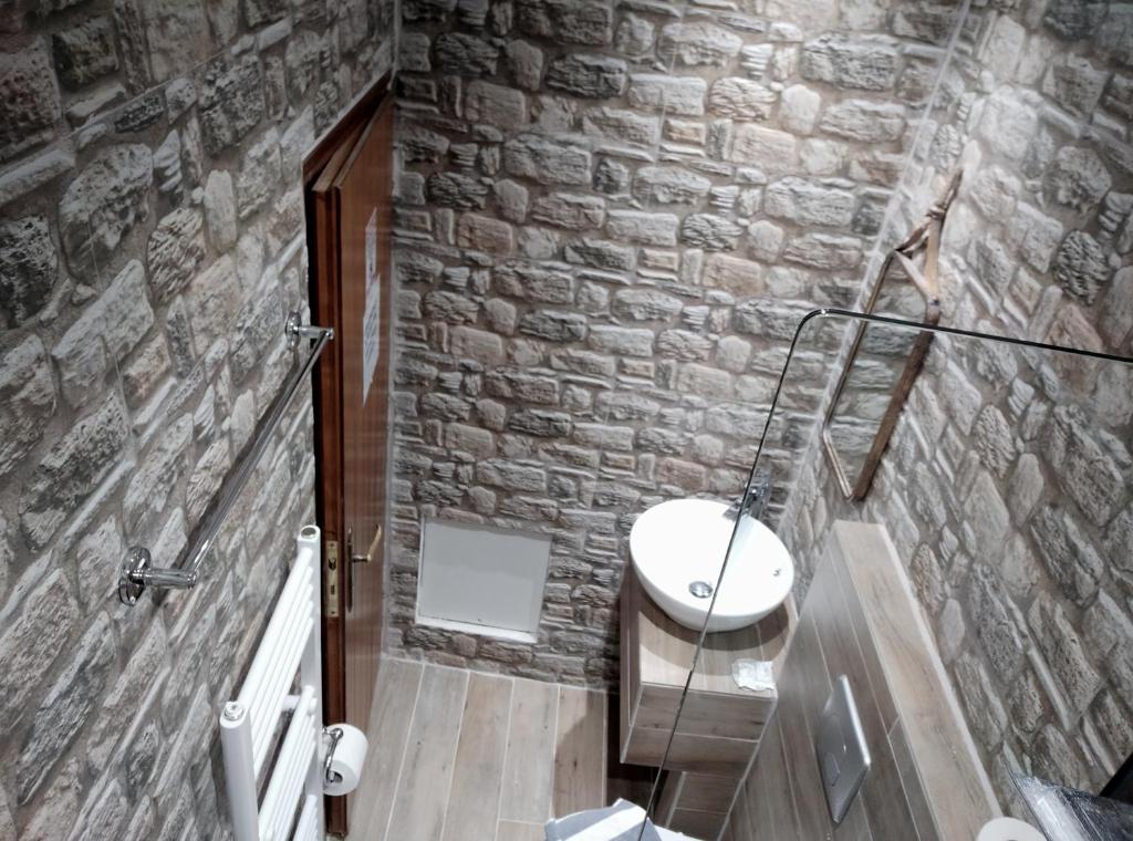 A bathroom at Casa Calda
