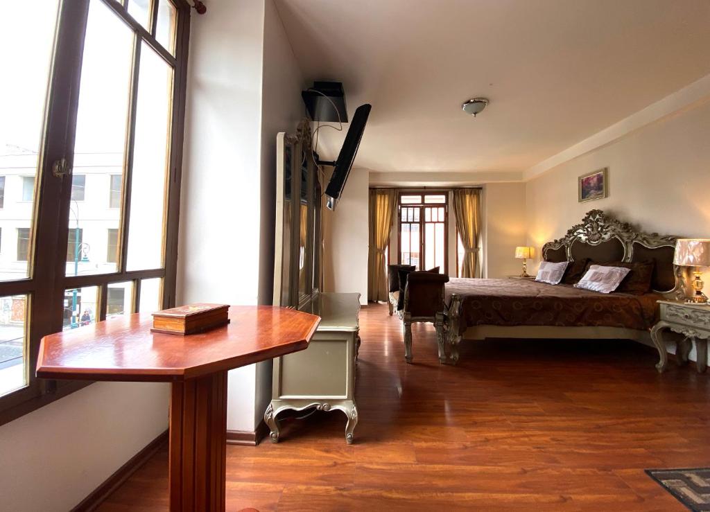 Postel nebo postele na pokoji v ubytování Rio Hotel