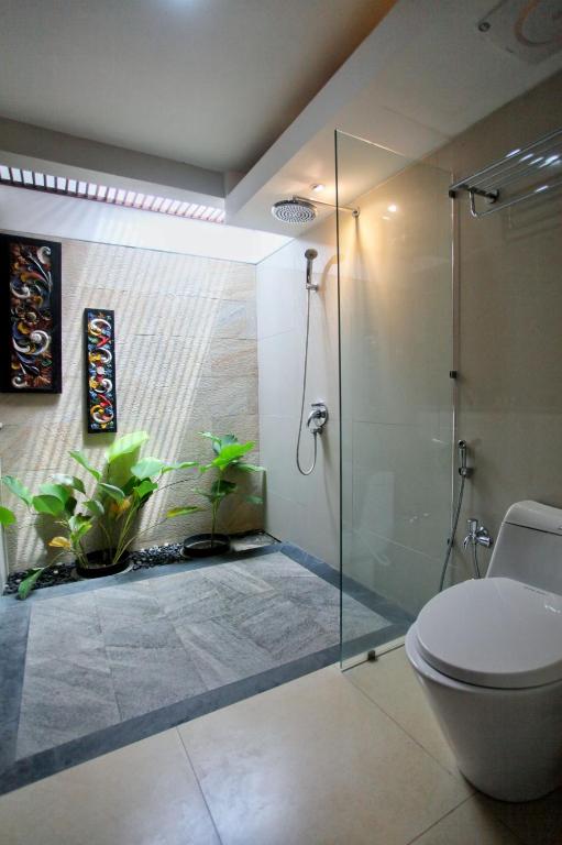 Koupelna v ubytování Amata Borobudur Resort