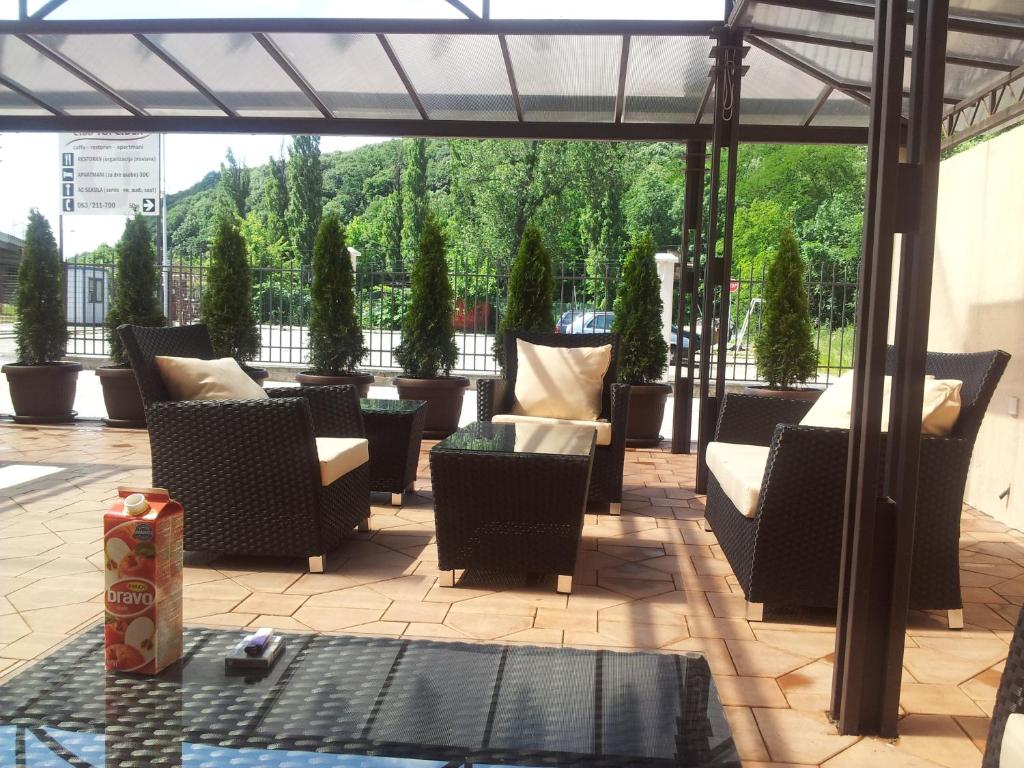 Posezení v ubytování Hotel Topcider