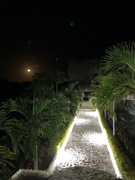 Zahrada ubytování Moon Wind Tayrona Hostel
