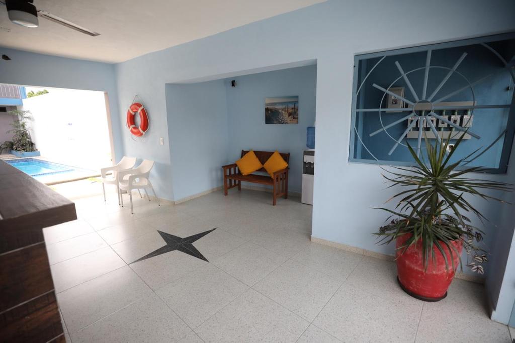 TV a/nebo společenská místnost v ubytování Hotel Del Mar