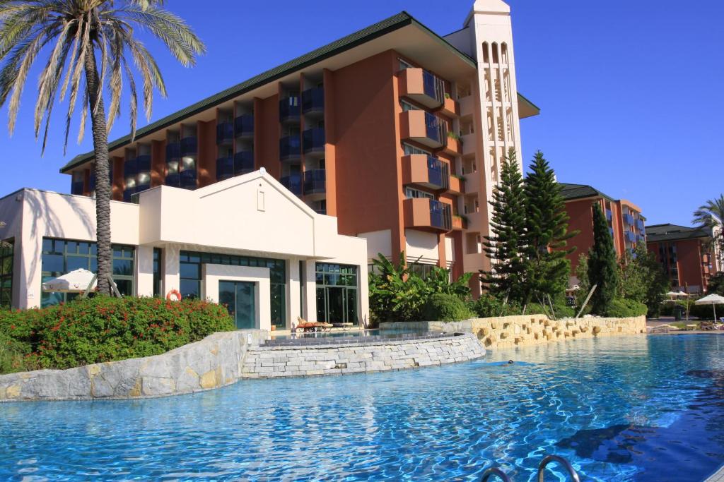 Bazén v ubytování AQI Pegasos Resort nebo v jeho okolí