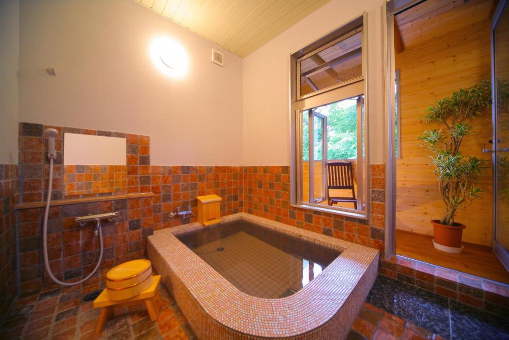 Koupelna v ubytování Chuzenji Pension