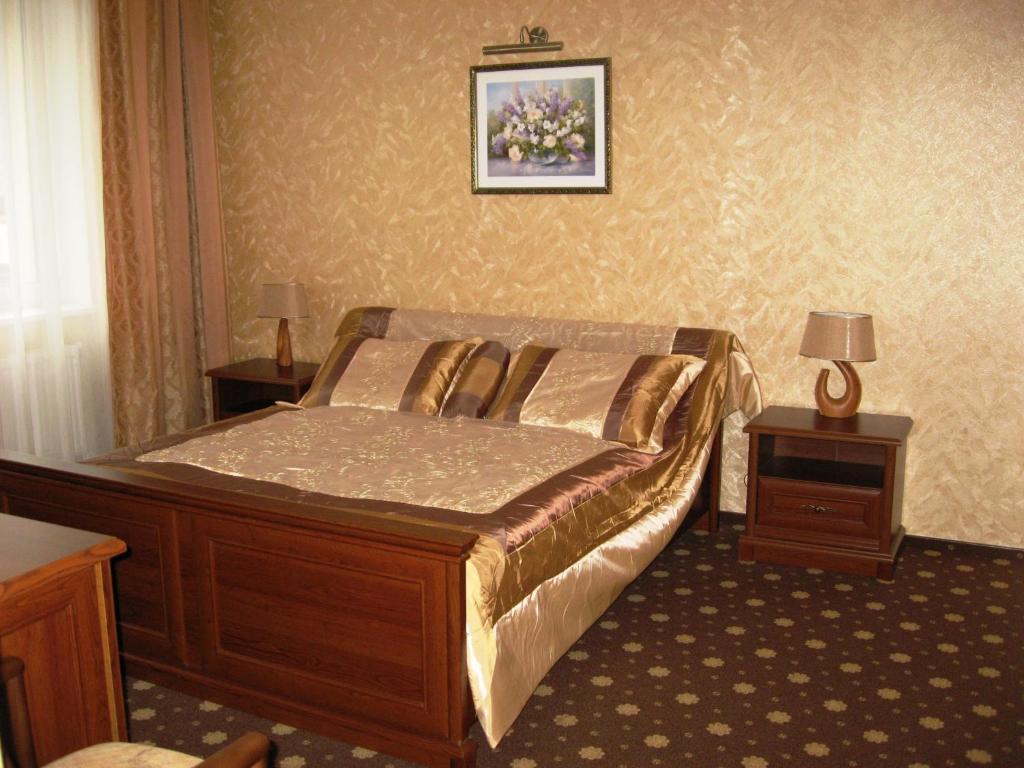 Krevet ili kreveti u jedinici u okviru objekta Shato Paradis Hotel
