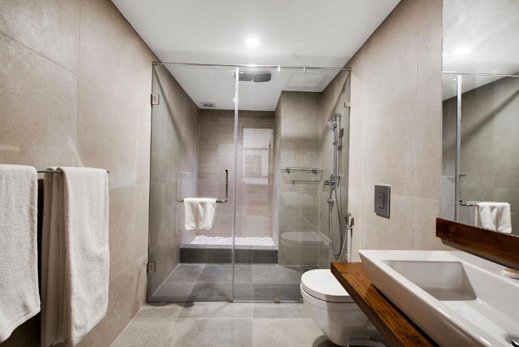 Koupelna v ubytování Amagi Aria Airport Transit Hotel
