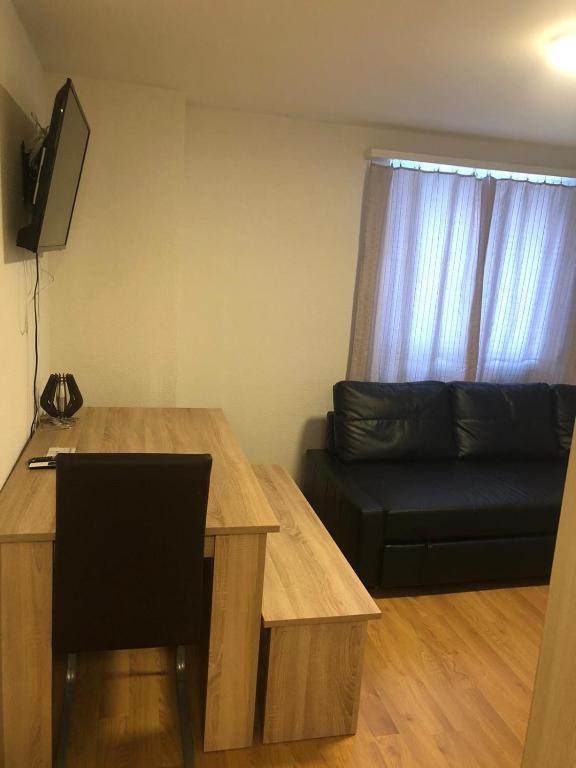 TV a/nebo společenská místnost v ubytování Haus Astoria