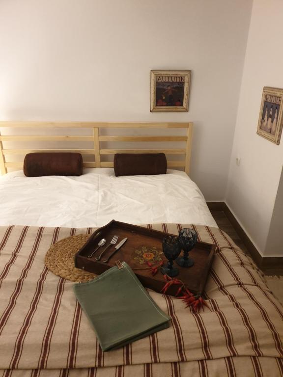 Postel nebo postele na pokoji v ubytování Arismari