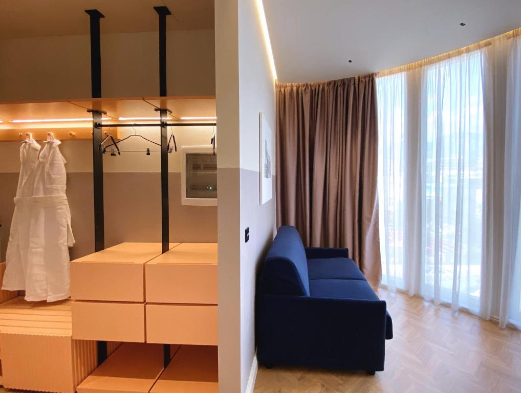 Postel nebo postele na pokoji v ubytování Iliria Boutique Hotel