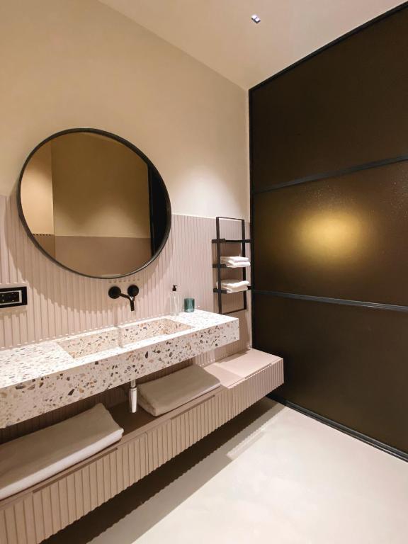 Koupelna v ubytování Iliria Boutique Hotel