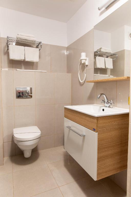 Koupelna v ubytování Hotel Duke Armeneasca City Center - Ex Tempo