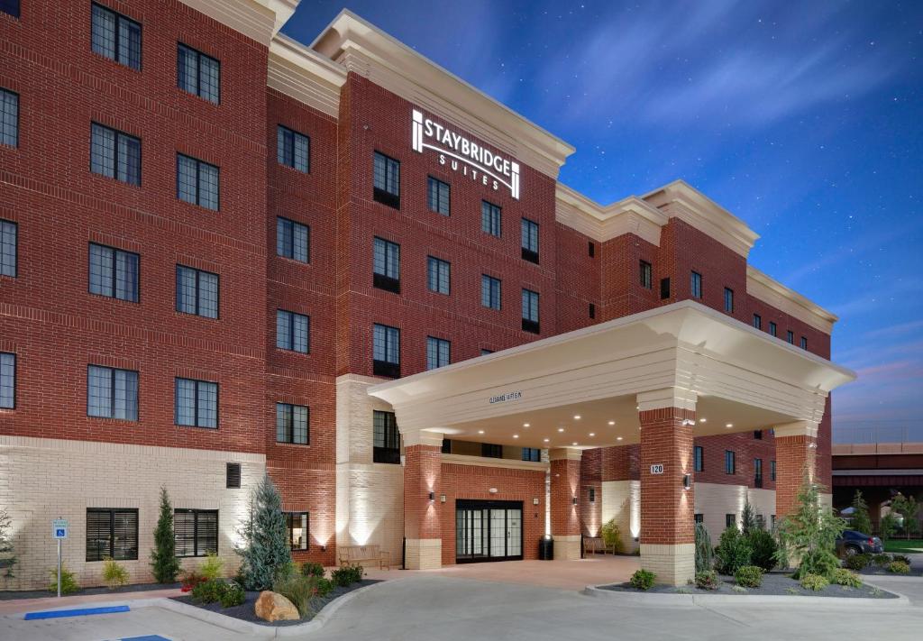 a rendering of the front of a hotel at Staybridge Suites - Oklahoma City - Downtown, an IHG Hotel in Oklahoma City