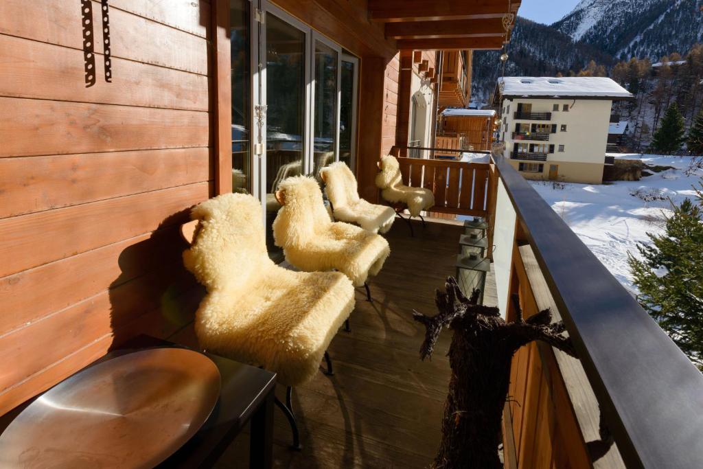 Nespecifikovaný výhled na hory nebo výhled na hory při pohledu z apartmánu