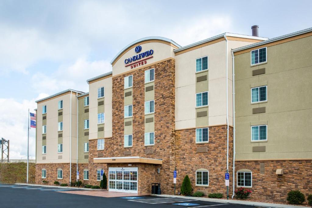 a rendering of the front of a hotel at Candlewood Suites Pittsburgh-Cranberry, an IHG Hotel in Cranberry Township