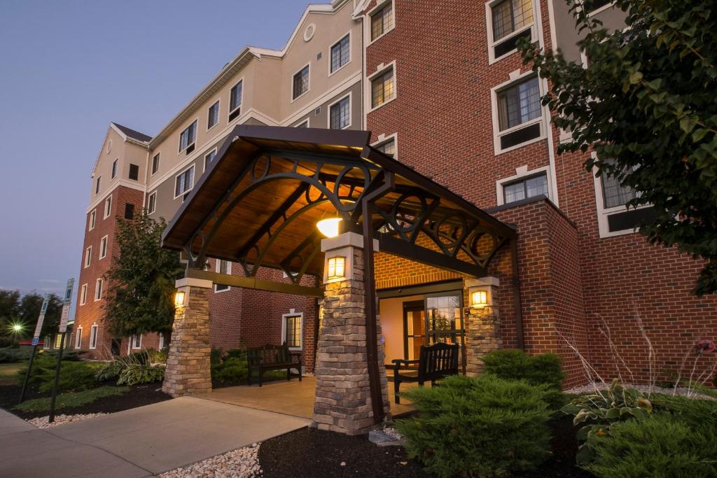 a building with a gazebo in front of a building at Staybridge Suites Harrisburg-Hershey, an IHG Hotel in Harrisburg