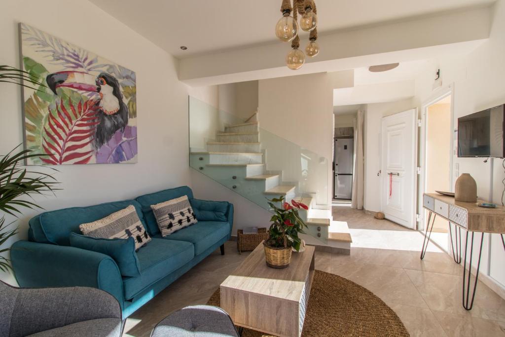 Posezení v ubytování Τhalasso Palace Homes