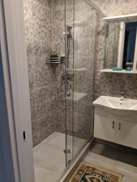 Koupelna v ubytování SkiLuxe New Gudauri - Loft 2