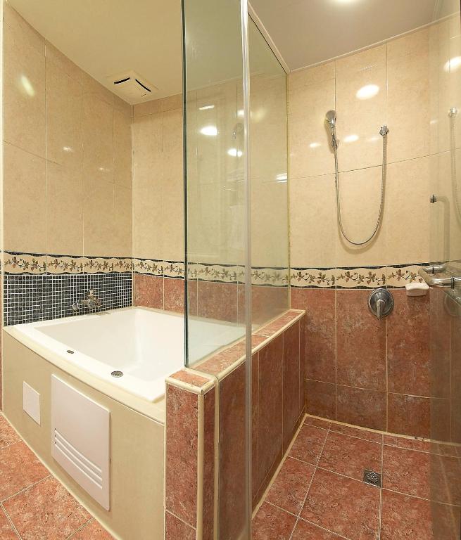 Koupelna v ubytování Zhi Baishan Motel