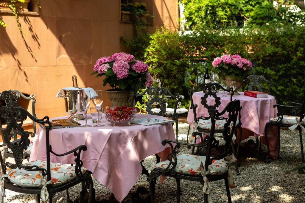 Zahrada ubytování Hotel Liebig