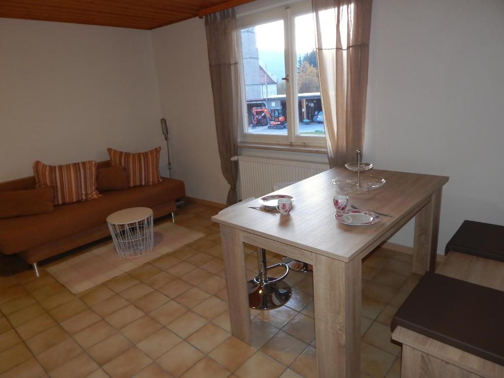 Posezení v ubytování Ferienwohnung Vogl