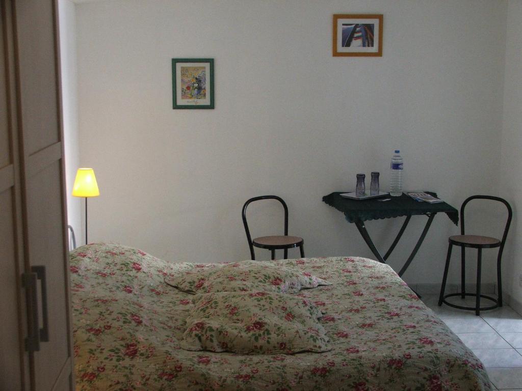 Postel nebo postele na pokoji v ubytování Chambres d'hotes Welcome Trépied