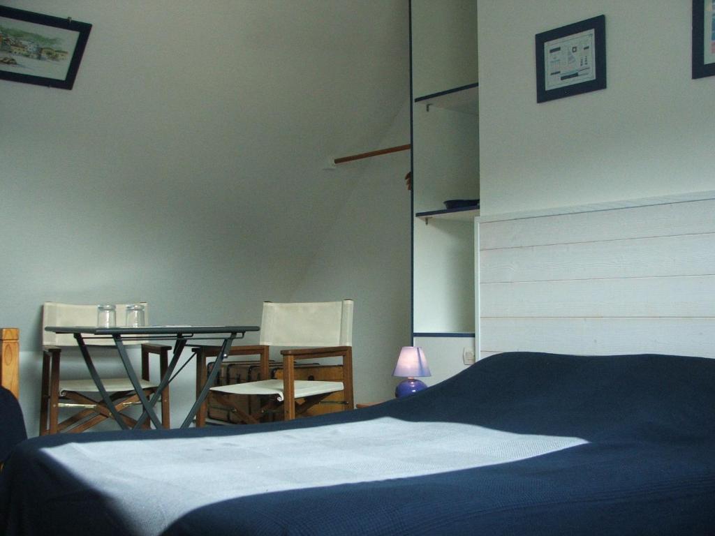 Postel nebo postele na pokoji v ubytování Chambres d'hotes Welcome Trépied