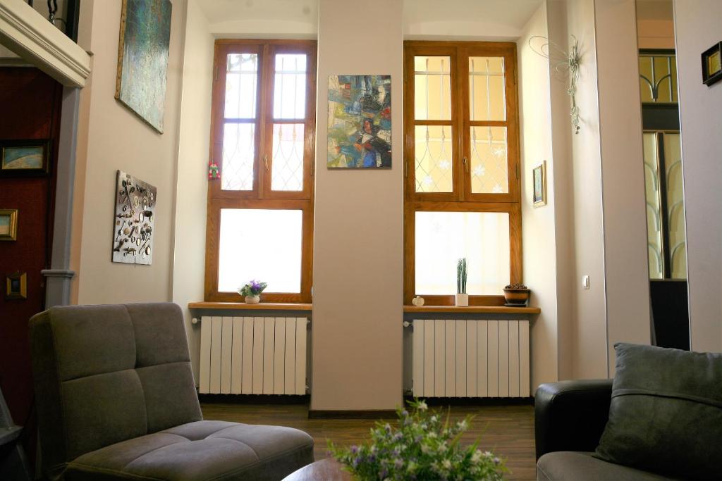 Posezení v ubytování Aparthotel Mari