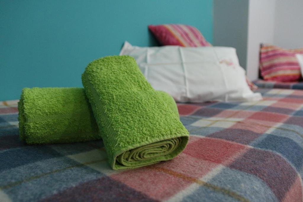 Łóżko lub łóżka w pokoju w obiekcie Nafpaktos Apartments
